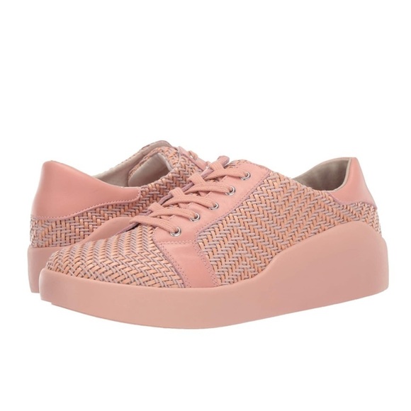 Kelsi Dagger Brooklyn Pink Solo Woven Platform Sneaker Shoes Size 8.5 new - Picture 10 of 10